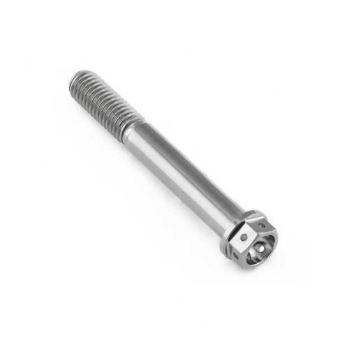 SID Titanium Flanged Hex Head Bolts M10x1.25mmx75mm For Wire Lock KAWASAKI (Race Spec Drilled)