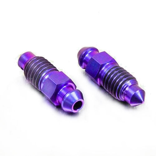 Titanium-Bleed-Nipple-m8-purple-color