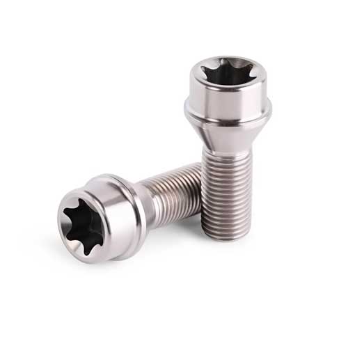 Titanium lug bolts kit with TORX head M12x1.5x28 (20 pcs for BMW E Series)